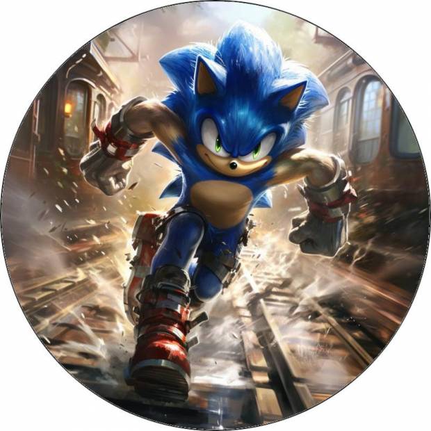 Jedlý papierový ježko Sonic 19,5cm - Pictu Hap