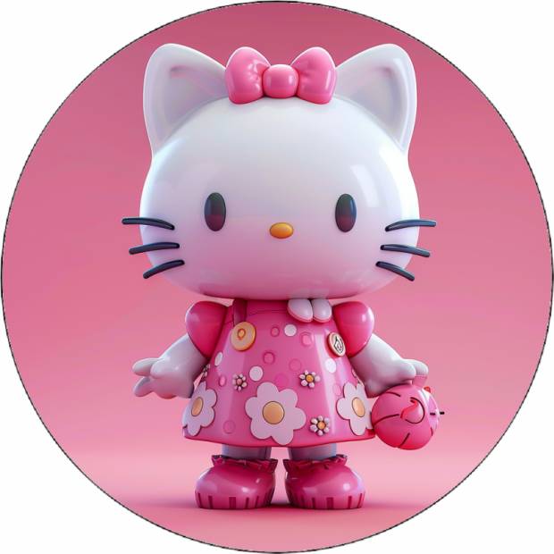 Hello Kitty v ružových šatách 19,5 cm - Pictu Hap