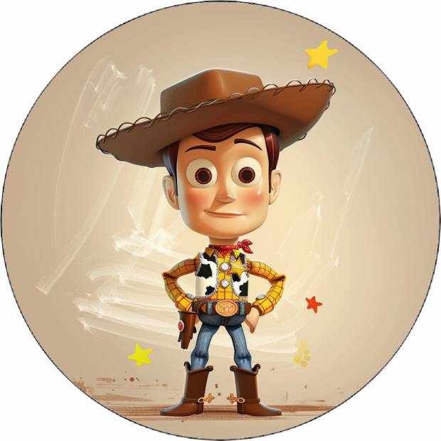 Jedlý papier Toy story Woody 19,5 cm - Pictu Hap