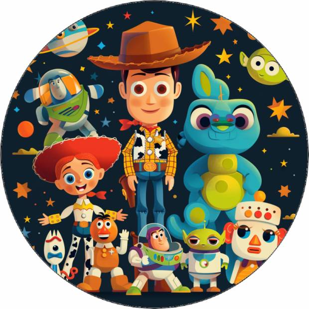 Jedlý papier Toy story Woody vo vesmíre 19,5 cm - Pictu Hap