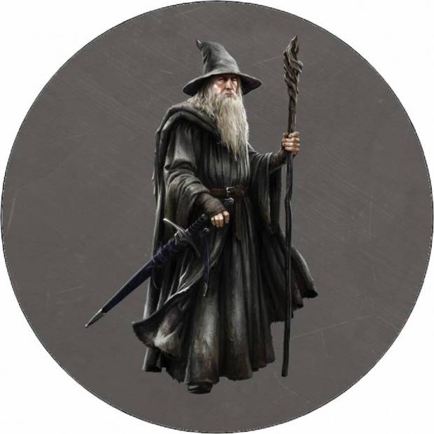 Jedlý papier Pán prsteňov Gandalf 19,5 cm - Pictu Hap