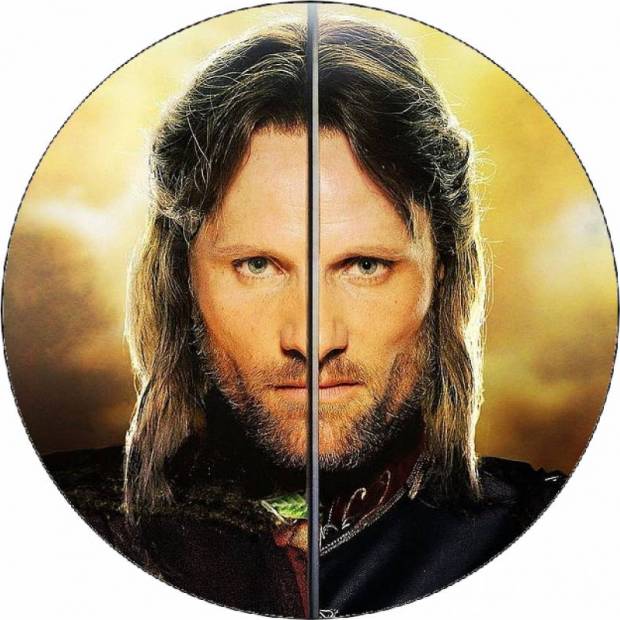 Jedlý papier Pán prsteňov Aragorn a meč 19,5 cm - Pictu Hap