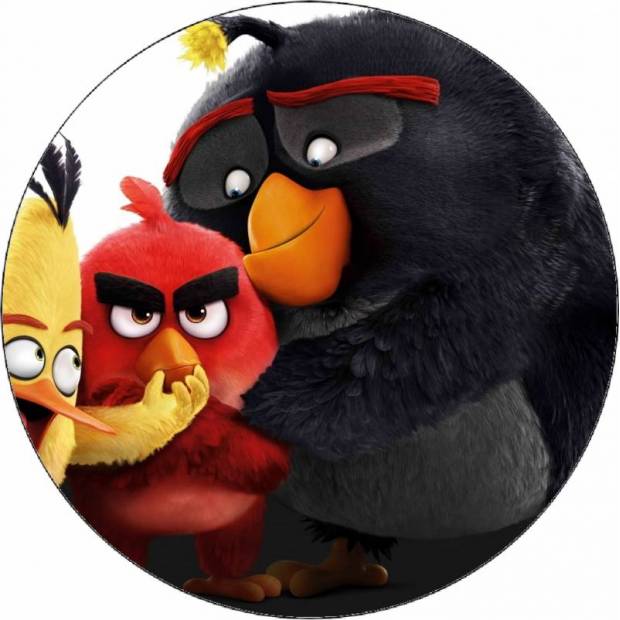 Jedlý papier Angry birds friends 19,5 cm - Pictu Hap