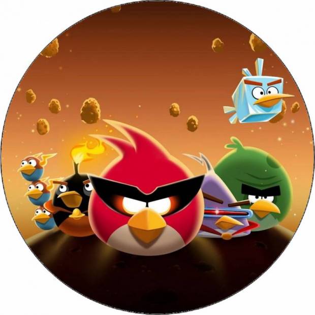 Jedlý papier Angry birds universe 19,5 cm - Pictu Hap