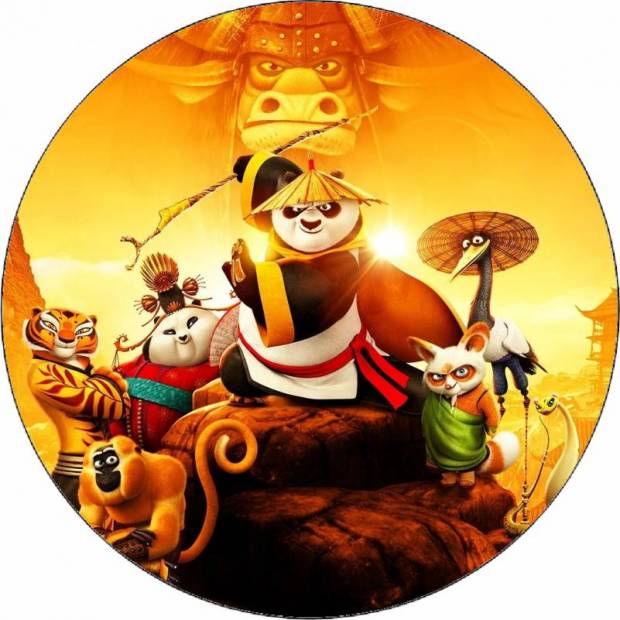 Kung Fu Panda Po a priatelia 19,5 cm - Pictu Hap