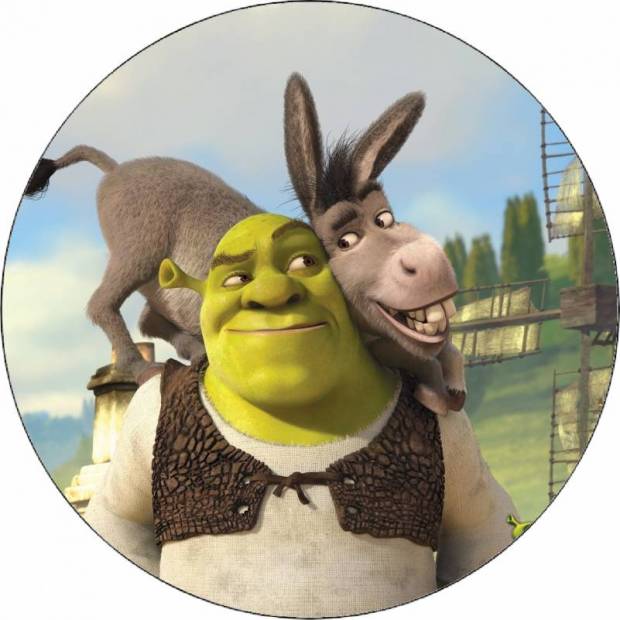 Jedlý papier Shrek a osol 19,5 cm - Pictu Hap