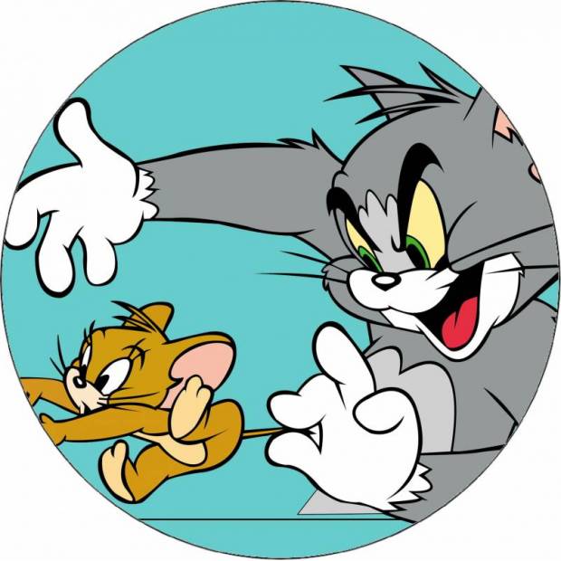 Jedlý papier Tom a Jerry dráždiaci 19,5 cm - Pictu Hap