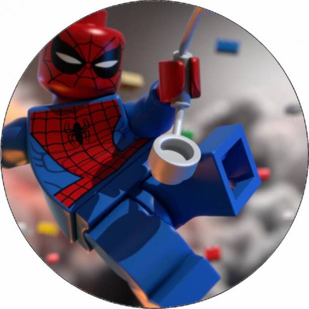 Jedlý papier Lego Spiderman 19,5 cm - Pictu Hap