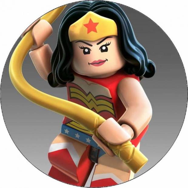 Lego Wonder Woman jedlý papier 19,5 cm - Pictu Hap