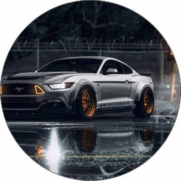 Jedlý papier Need for Speed Ford Mustang coupe 19,5 cm - Pictu Hap