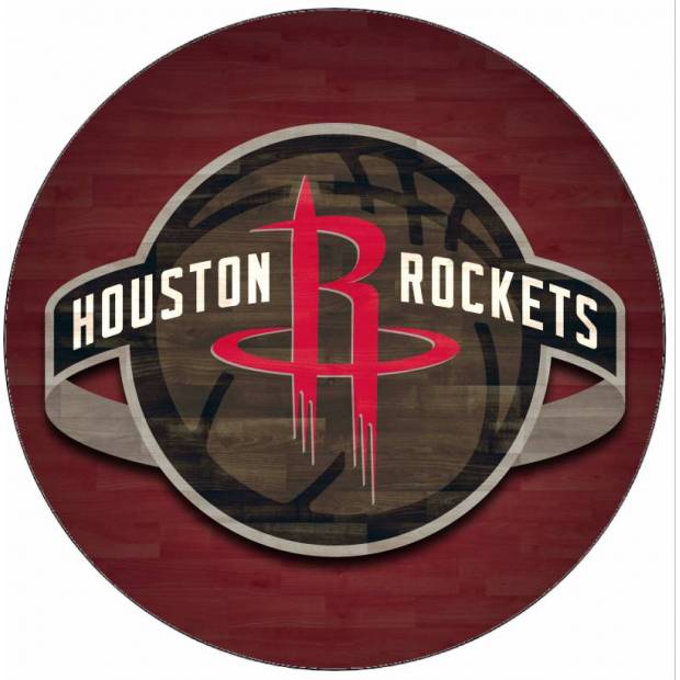 Logo Houston Rockets z jedlého papiera 19,5 cm - Pictu Hap