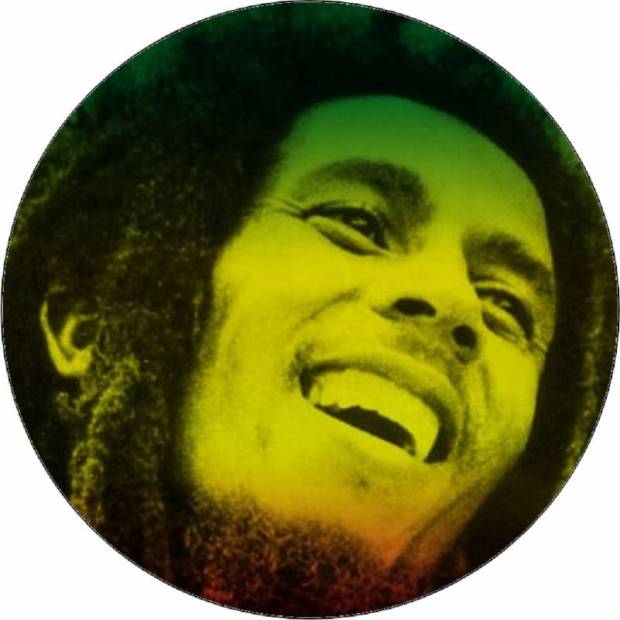 Jedlý papier Bob Marley s úsmevom 19,5 cm - Pictu Hap