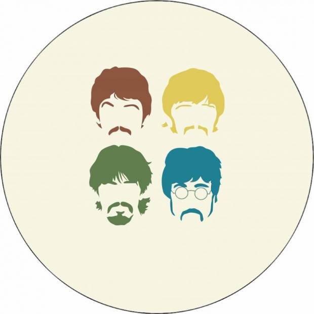 Jedlý papier Ikony The Beatles 19,5 cm - Pictu Hap