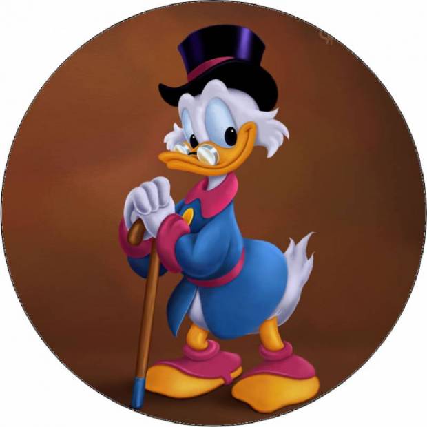 Jedlý papier Uncle Scrooge 19,5 cm - Pictu Hap