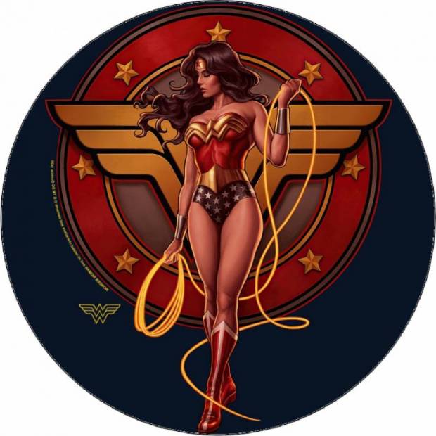 Jedlý papier Wonder woman s logom 19,5 cm - Pictu Hap