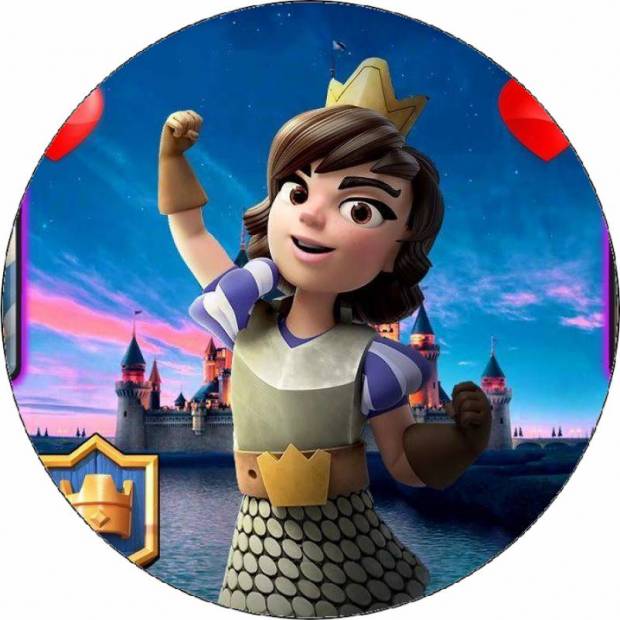 Papier Clash Royale Princess 19,5 cm - Pictu Hap