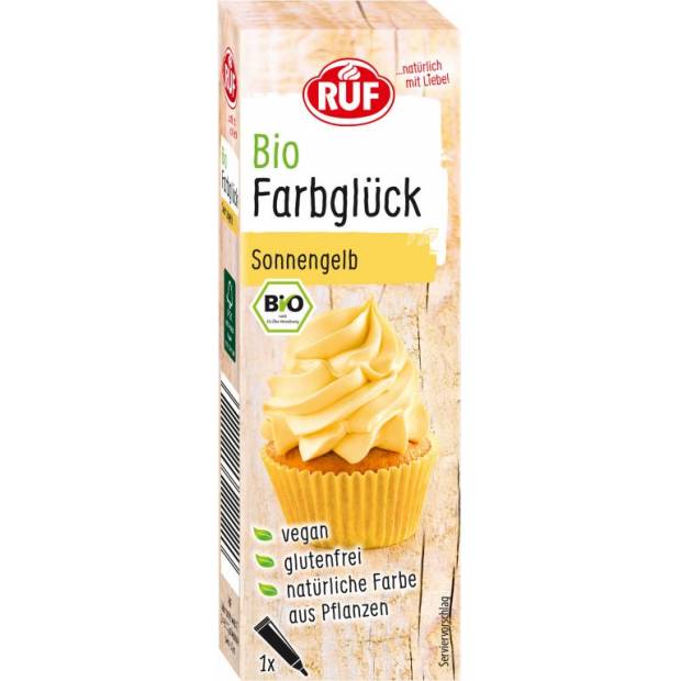 Gélová farba žltá BIO 25g - RUF