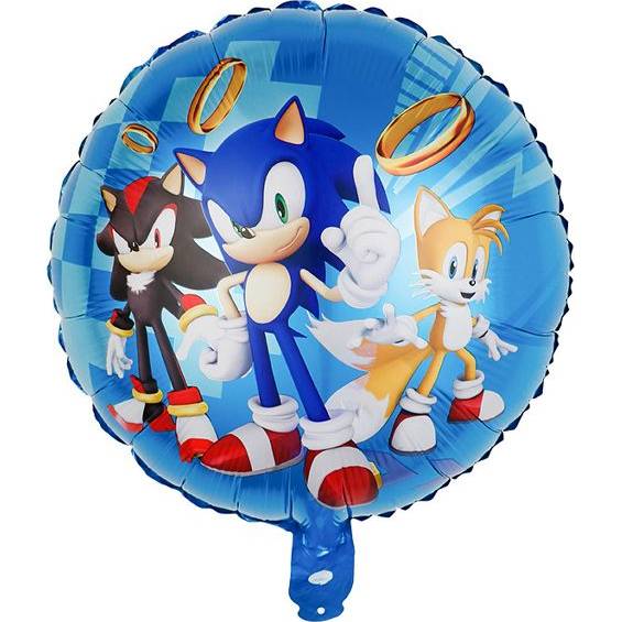 Fóliový balón Sonic 46 cm - Cakesicq