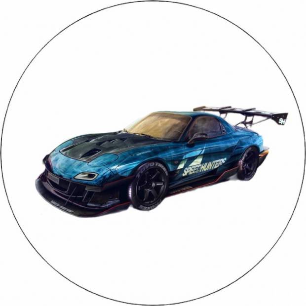 Jedlý papier Need for Speed tuning Mazda RX-7 19,5 cm - Pictu Hap