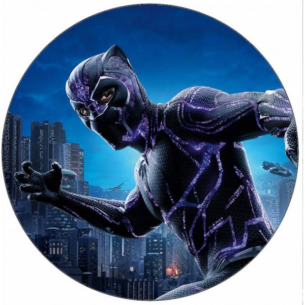 Jedlý papier Avengers Black Panther v meste 19,5 cm - Pictu Hap