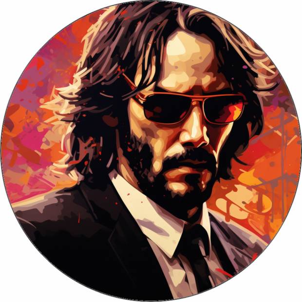 Jedlý papier John Wick 19,5 cm - Pictu Hap