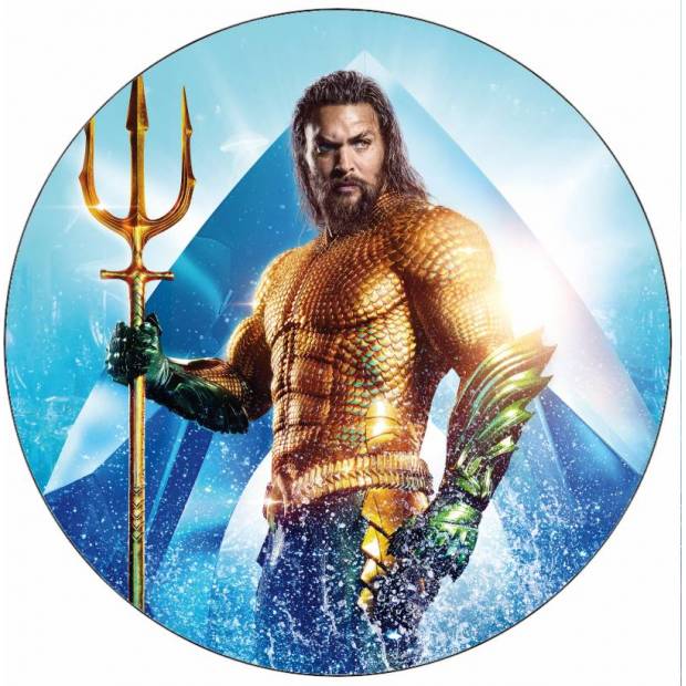 Jedlý papier Aquaman s trojzubcom 19,5 cm - Pictu Hap