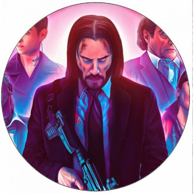 Jedlý papier John Wick figúrky 19,5 cm - Pictu Hap