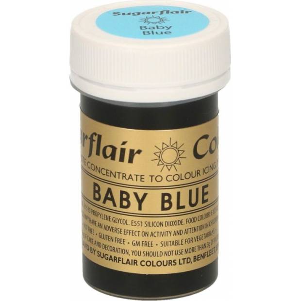 Gélová farba baby blue 25g - Sugarflair