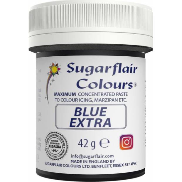 Gélová farba extra modrá 42g - Sugarflair