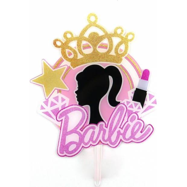 Barbie topper na tortu - Cakesicq