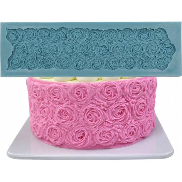 Silikónová forma na povrchy rose 32,5x9,5cm - Cakesicq