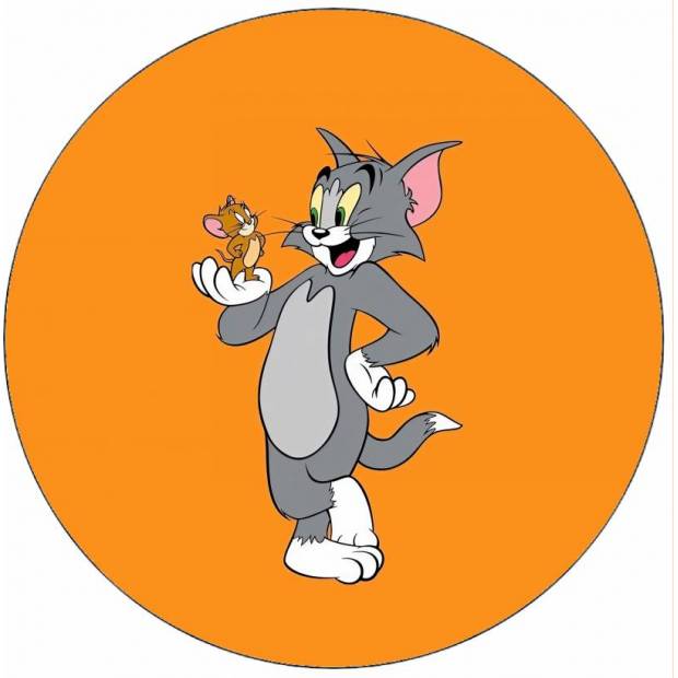 Jedlý papier Tom a Jerry s Buldou 19,5 cm - Pictu Hap