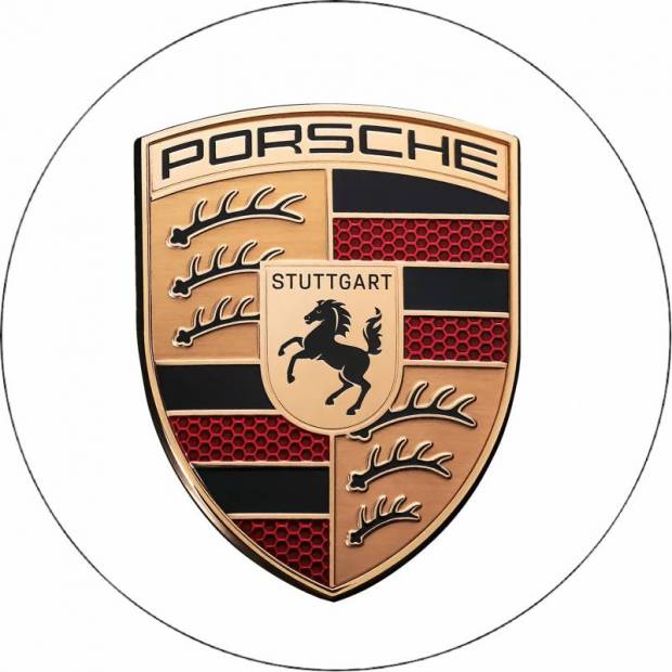 Jedlý papier s logom Porsche 19,5 cm - Pictu Hap