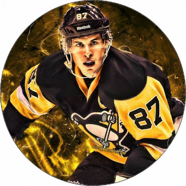 Jedlý papier Sidney Crosby 19,5 cm - Pictu Hap