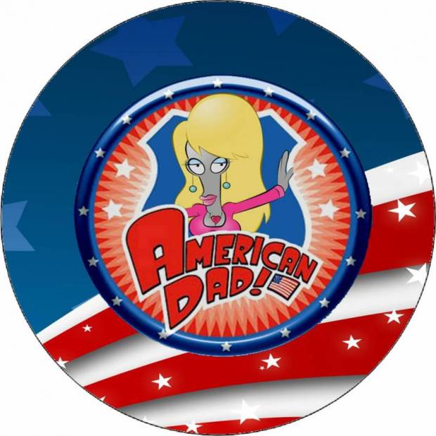 Jedlý papier American Dad logo 19,5 cm - Pictu Hap