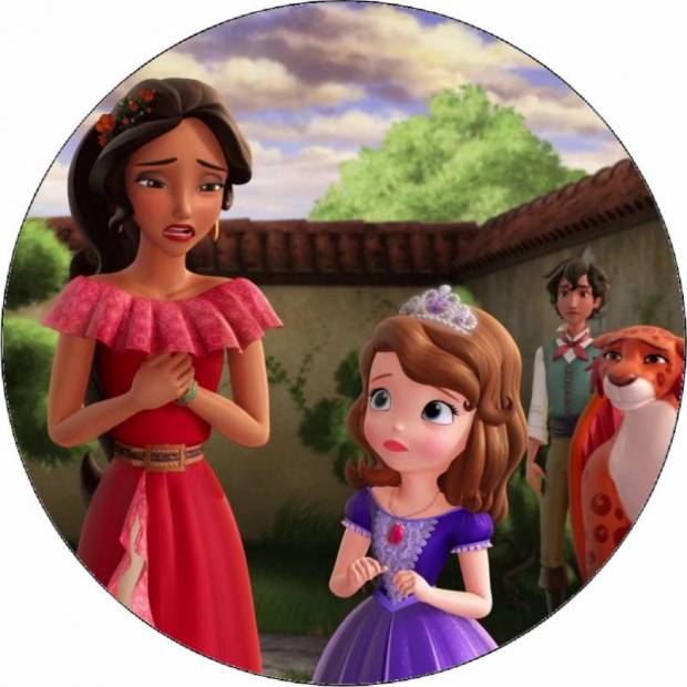 Jedlý papier Elena z Avaloru a Izabela 19,5 cm - Pictu Hap