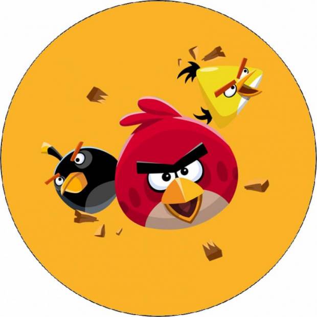 Jedlý papier Angry birds 19,5 cm - Pictu Hap