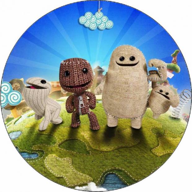 Jedlý papier Littlebigplanet Sackboy a priatelia 19,5 cm - Pictu Hap