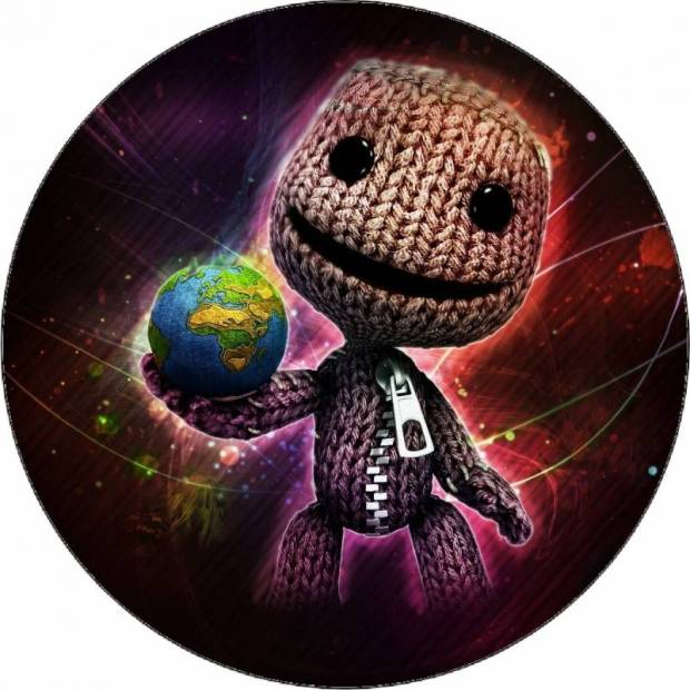 Jedlý papier Littlebigplanet Sackboy vo vesmíre 19,5 cm - Pictu Hap