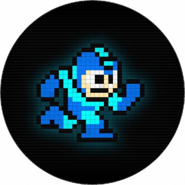 Jedlý papier Mega Man pixels 19,5 cm - Pictu Hap