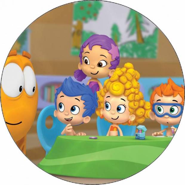 Jedlý papier Bubble Guppies friends 19,5 cm - Pictu Hap