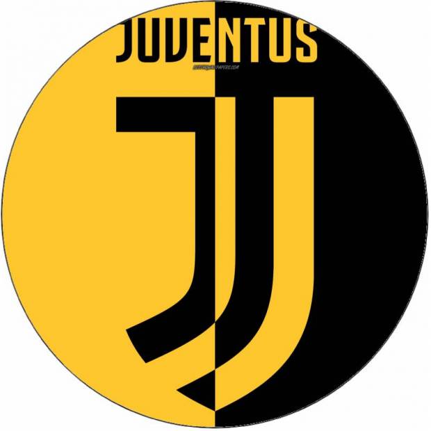 Jedlý papier Juventus Turín logo 19,5 cm - Pictu Hap