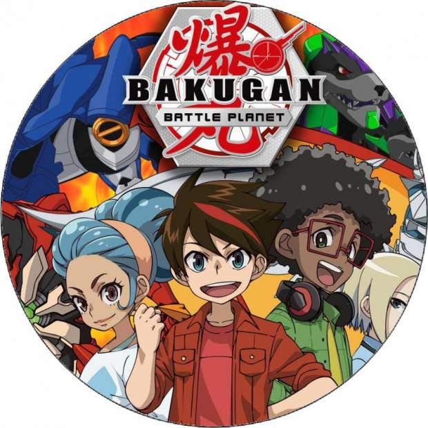 Jedlý papier Bakugan team 19,5 cm - Pictu Hap