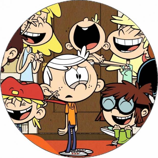 Jedlý papier The Loud House Lincoln a sestry 19,5 cm - Pictu Hap