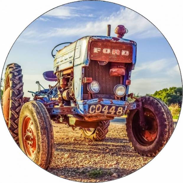 Jedlý papier retro traktor Ford 19,5 cm - Pictu Hap