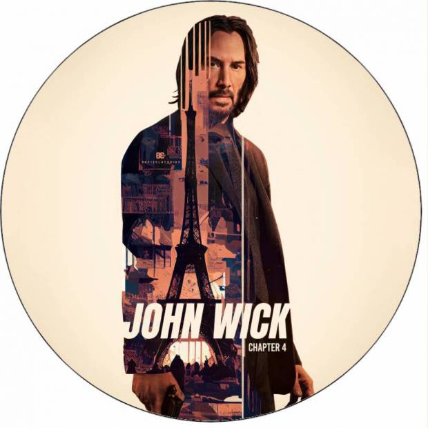 Jedlý papier John Wick minimalizmus 19,5 cm - Pictu Hap