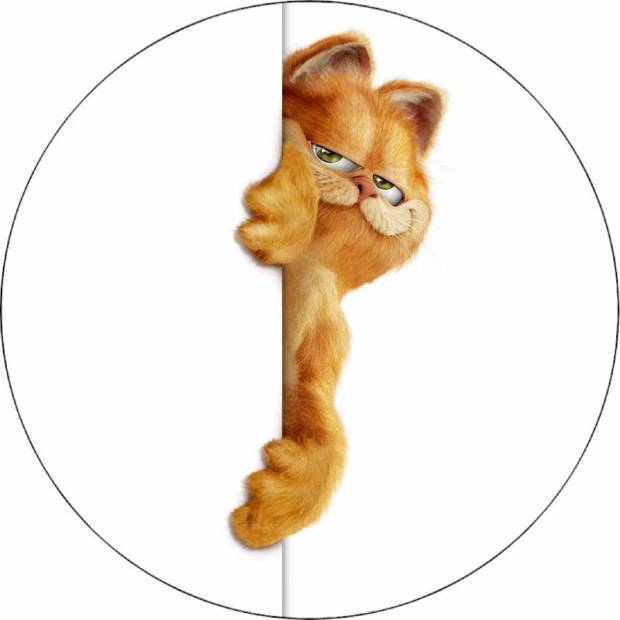 Jedlý papier Garfield za stenou 19,5 cm - Pictu Hap