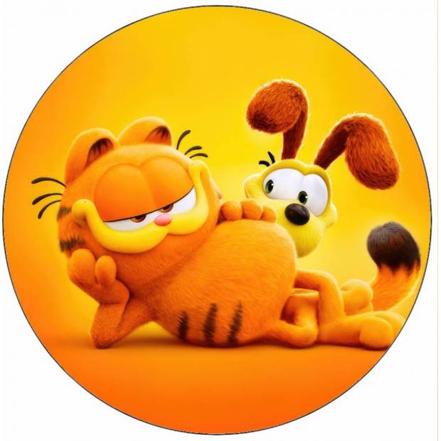 Jedlý papier Garfield a Odie 19,5 cm - Pictu Hap