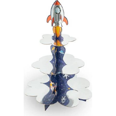 Stojan na muffiny Space Rocket 46x34cm - Party Pal