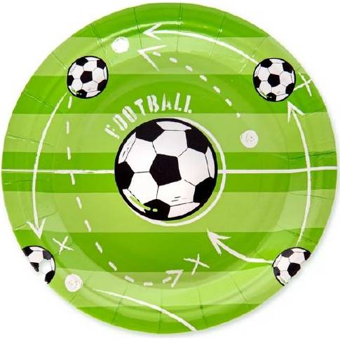 Papierový tanier futbalový 18cm 6ks - Party Pal